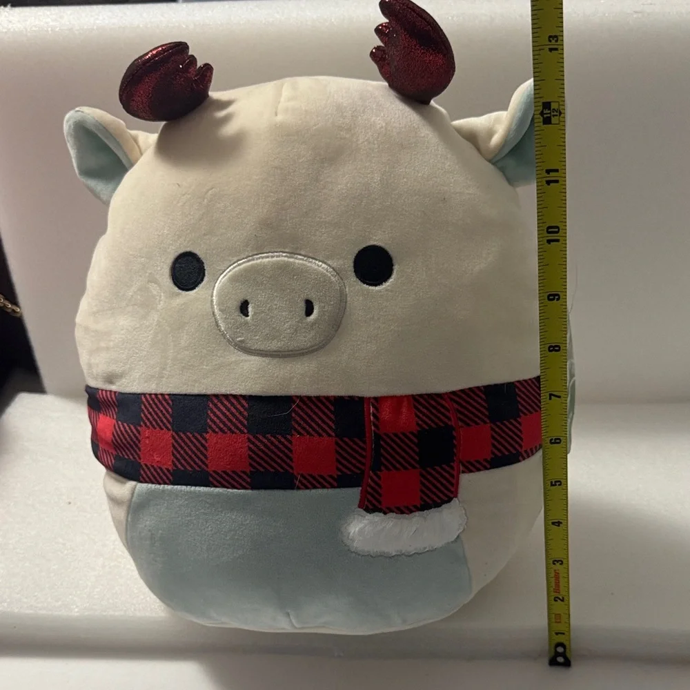 Squishmallows Cream Plush raindeer squishmallow Mathew 13 inches